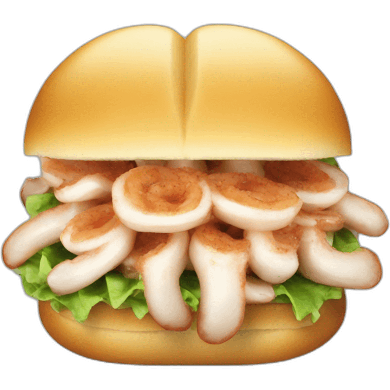 squid sandwich emoji