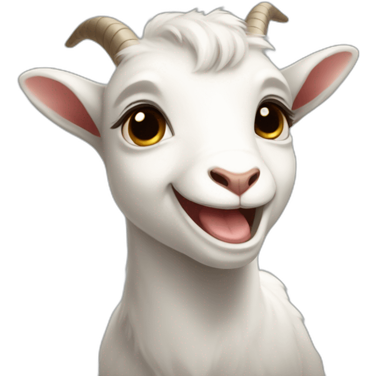 baby happineess goat emoji