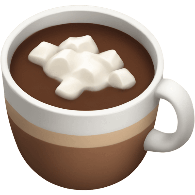 Cozy hot chocolate emoji