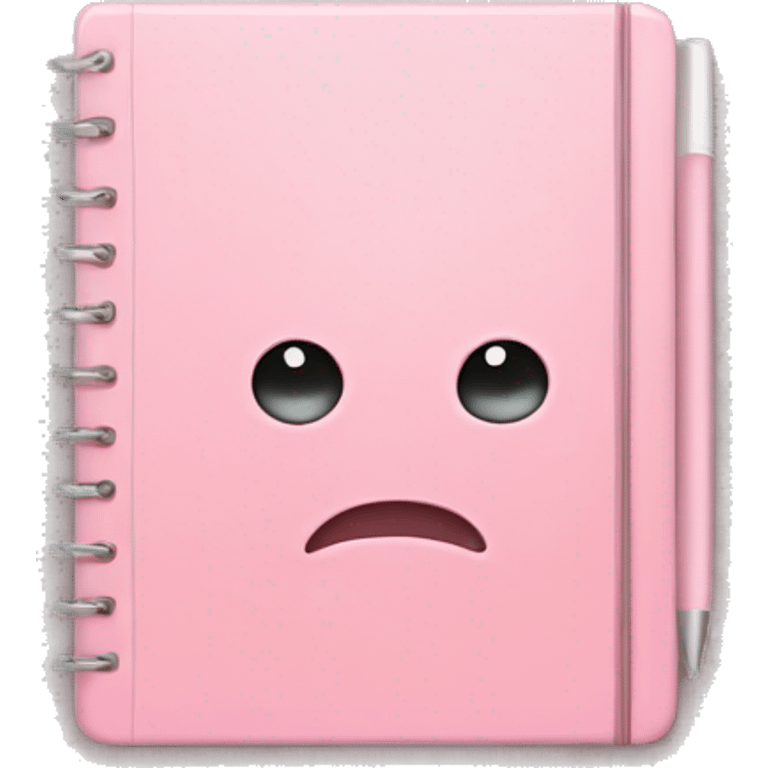 Light pink notebook  emoji