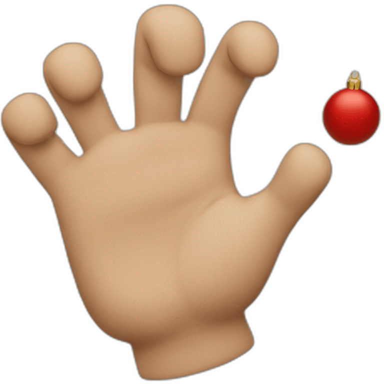 Le signe de jul avec les doigts emoji