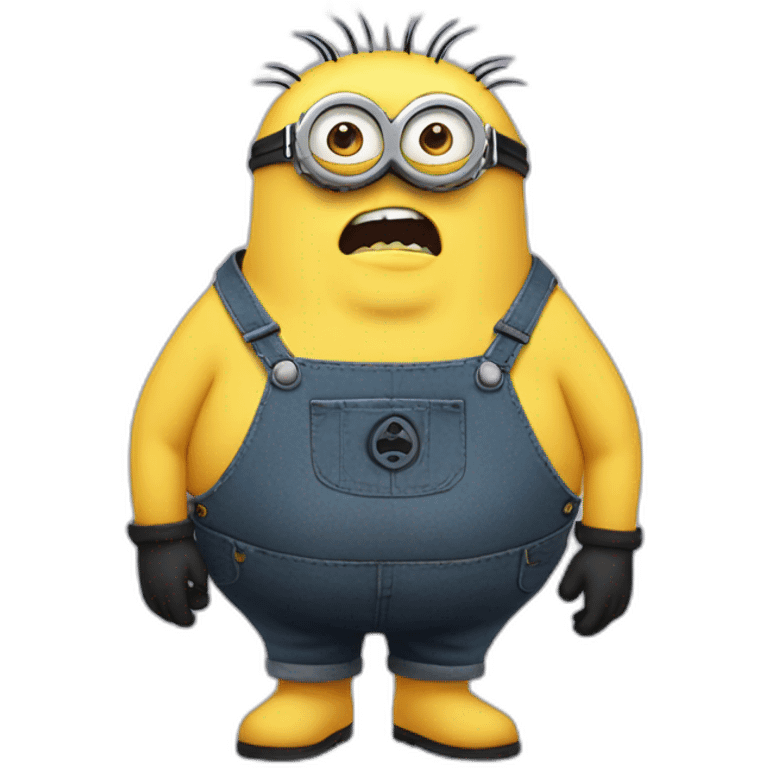 cursed fat minion family friendly emoji