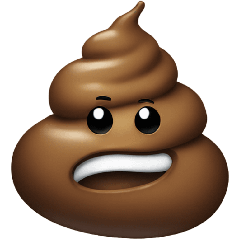 A piece of poop marching emoji