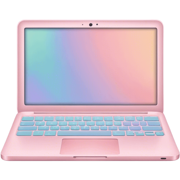 pastel laptop emoji