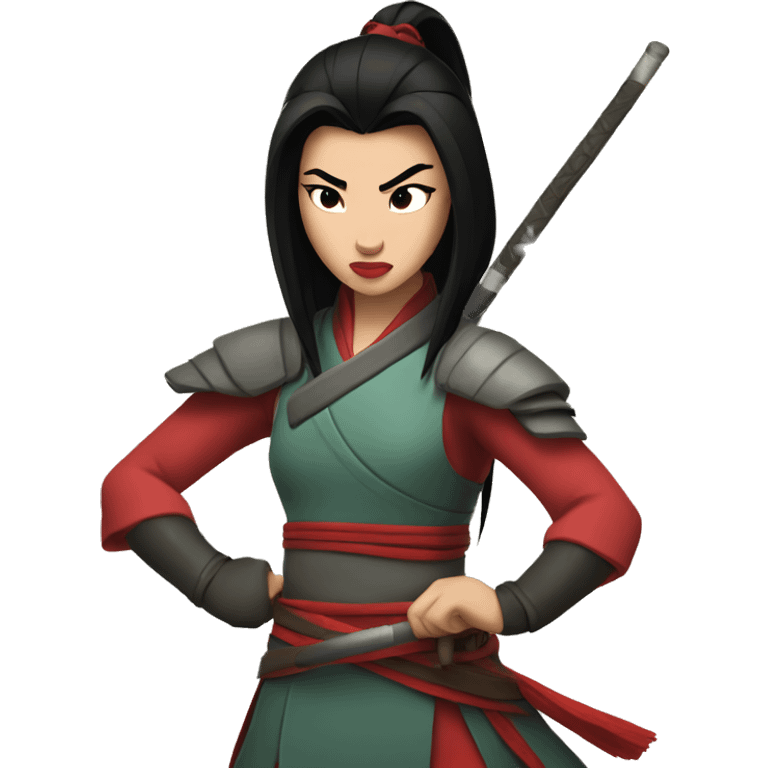 Badass Mulan  emoji