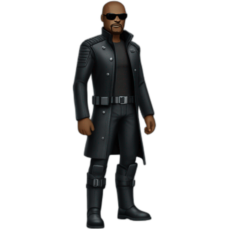 nick fury fullbody emoji