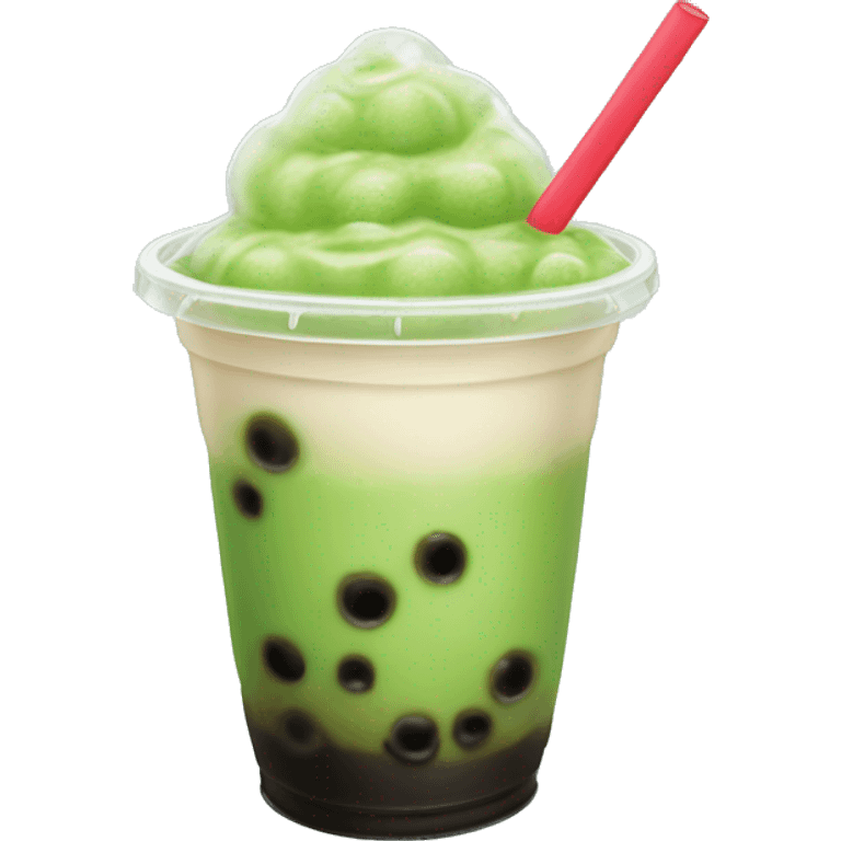 bubble tea matcha emoji