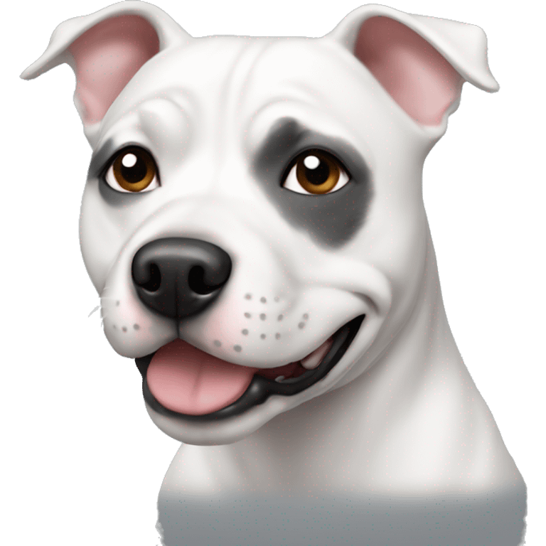 White staffy  emoji