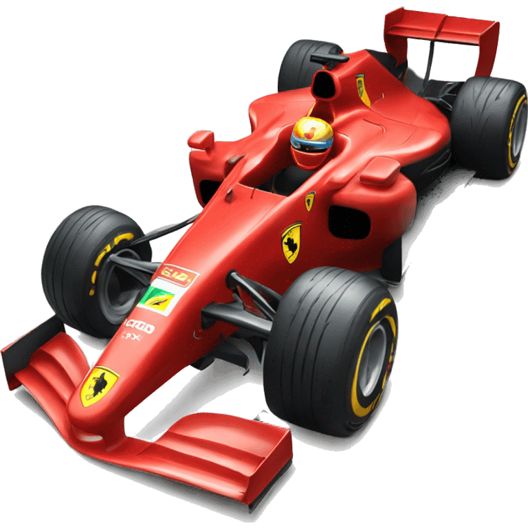 Ferrari formula one car emoji