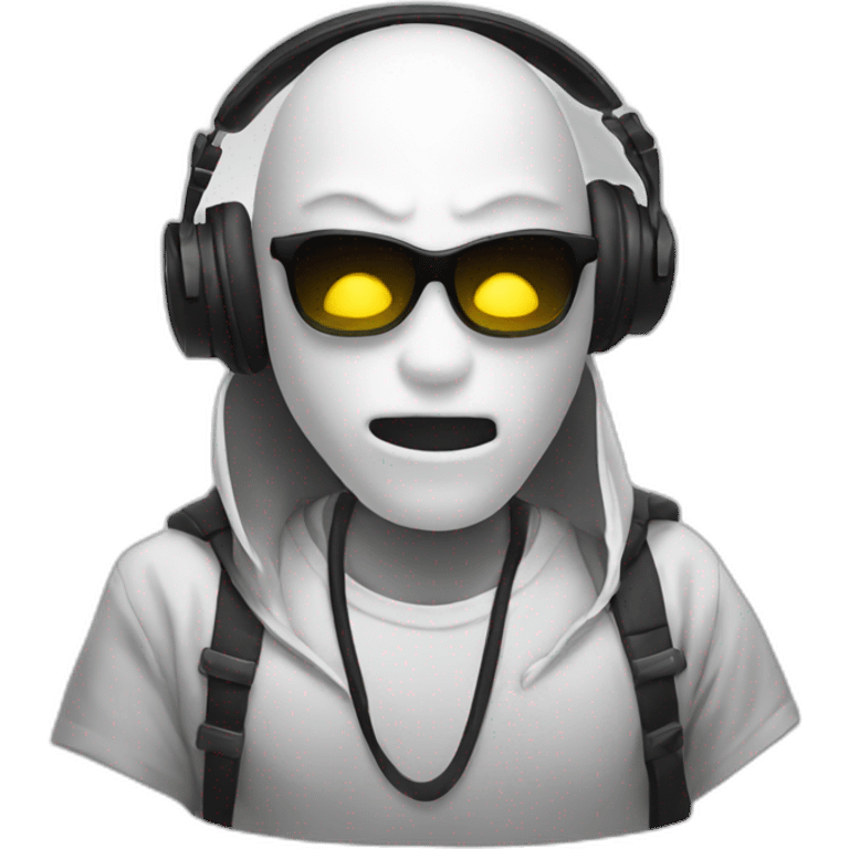 Dj ghost emoji