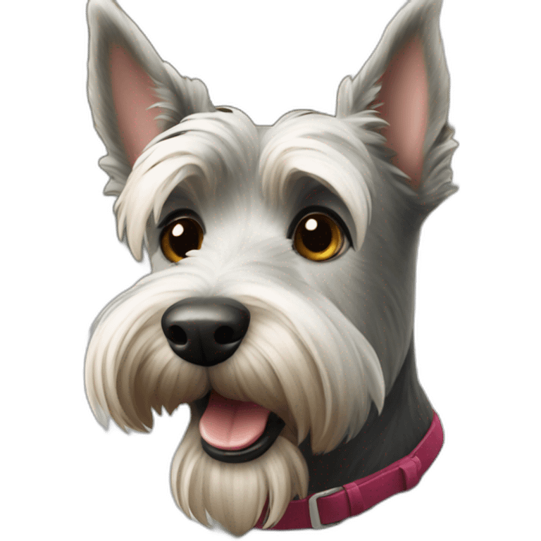 scottish-terrier-dog-walking emoji