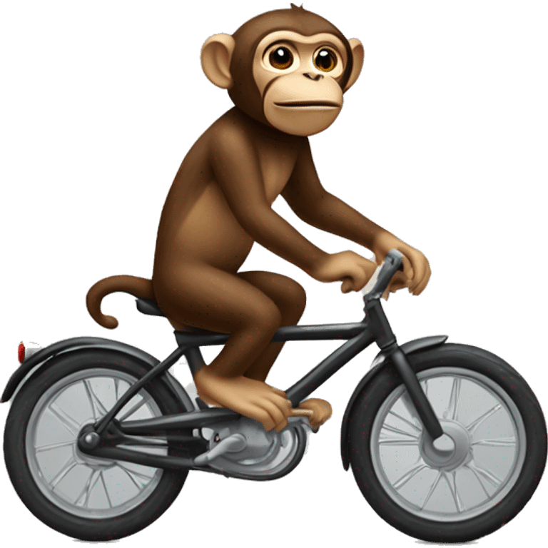 Monkey on a bike emoji