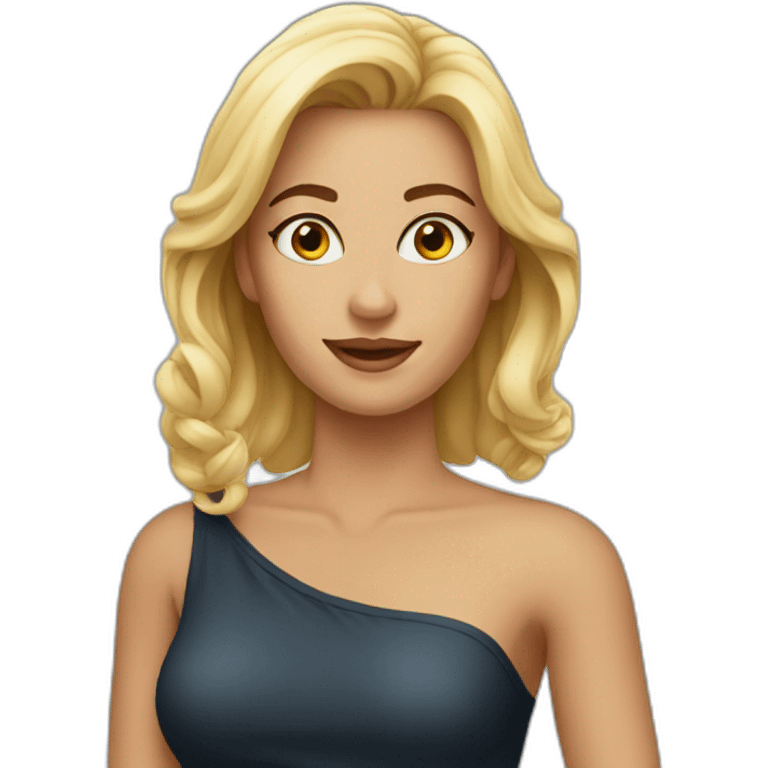 Pretty woman emoji