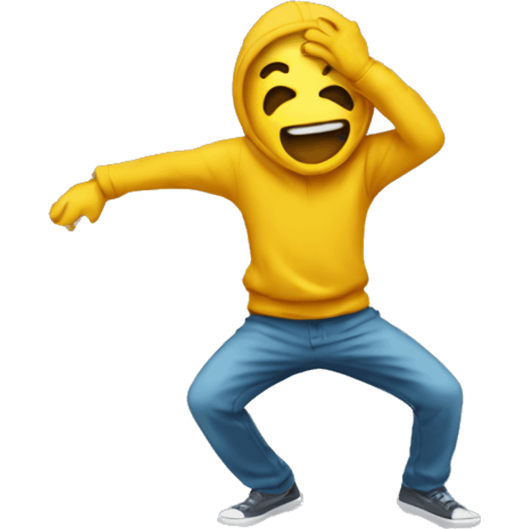 Un dab emoji