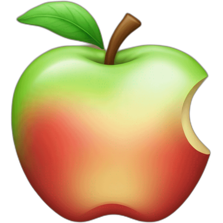 Apple logo on 2050 emoji