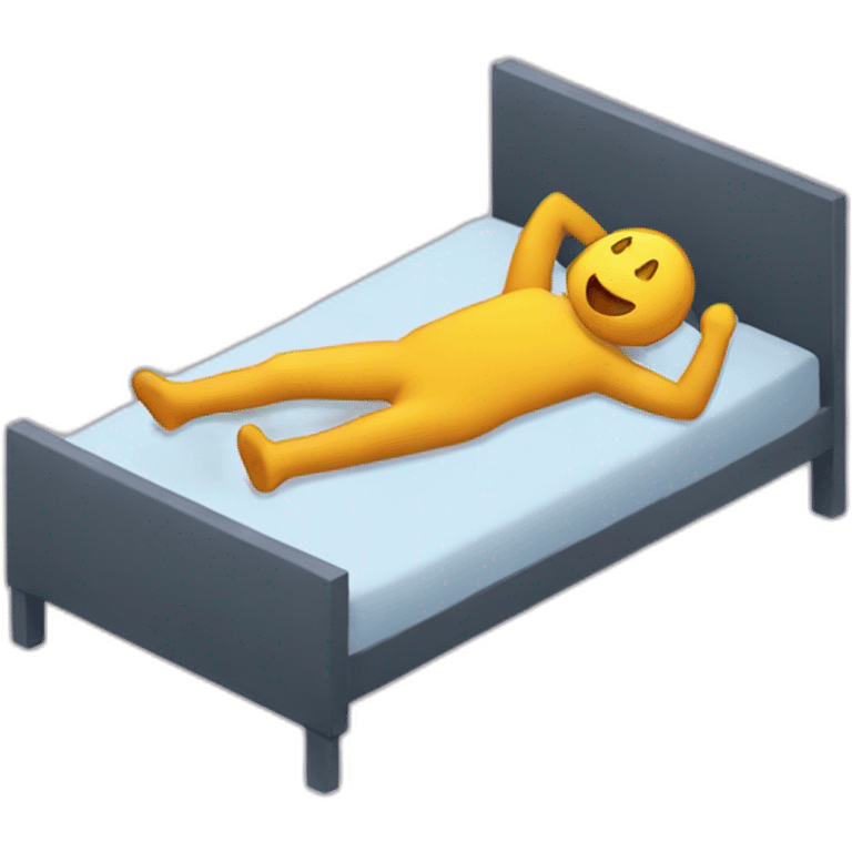 body falling from bed emoji