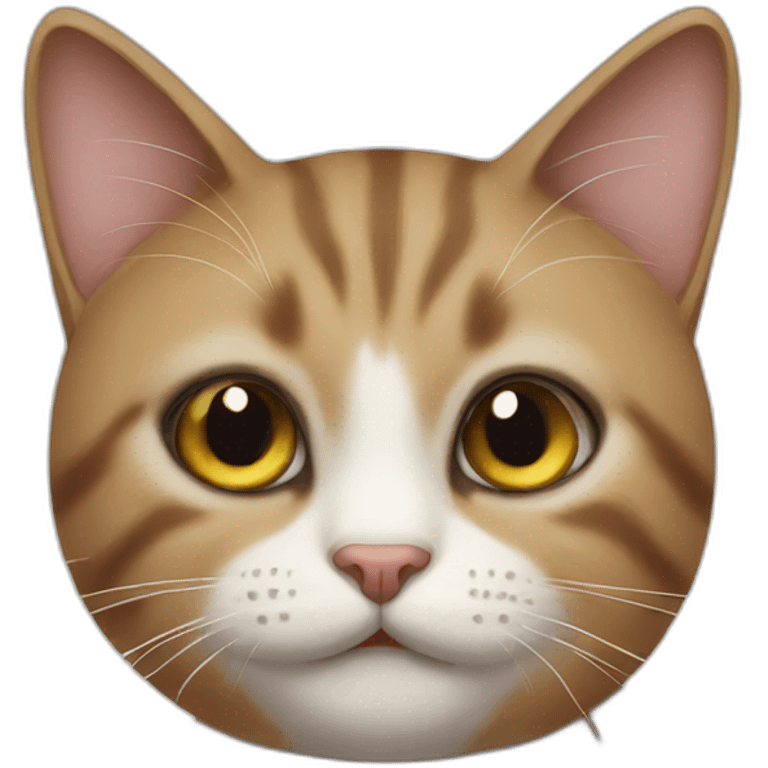 Cat choqued emoji