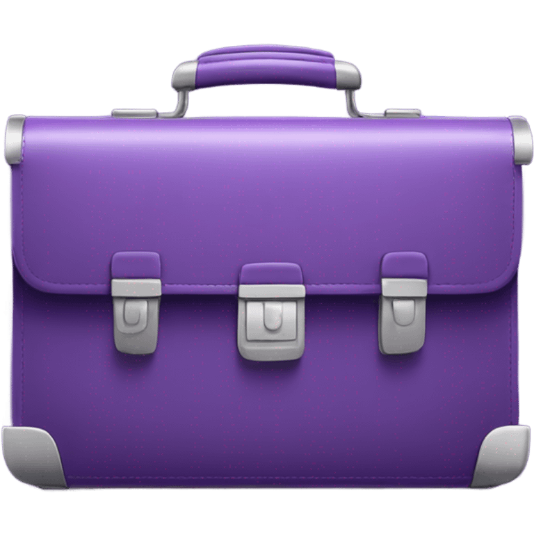 purple briefcase emoji