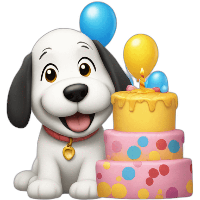 snoppy birthday wish emoji