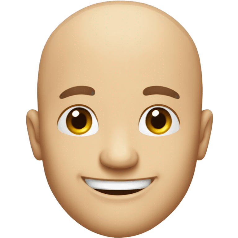 Bald guy thumbs up emoji