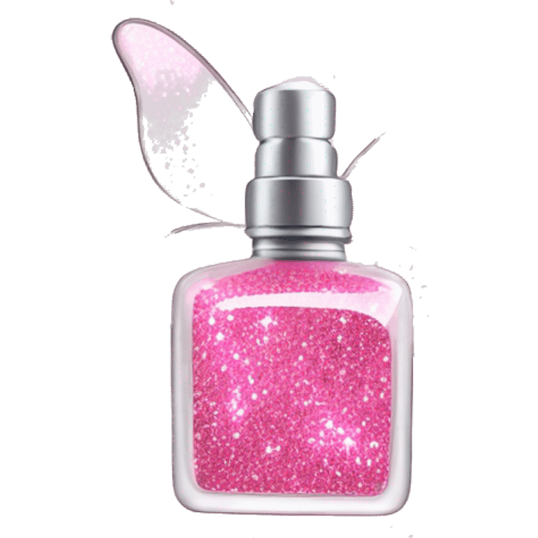 Fairy light pink perfume glitter emoji