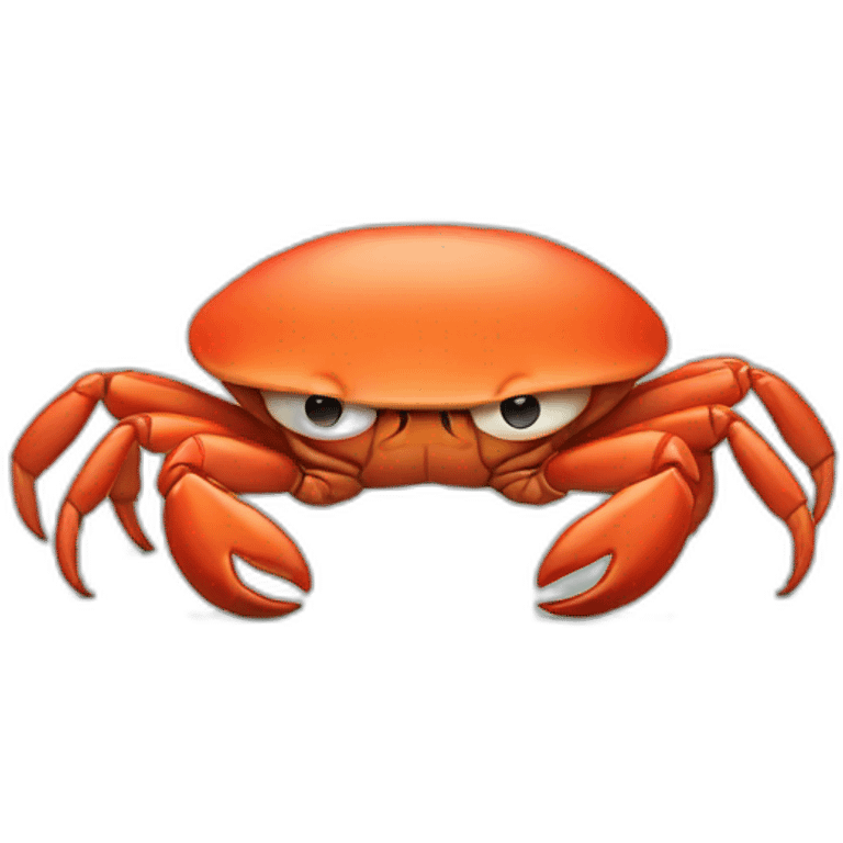 depressed-crab emoji