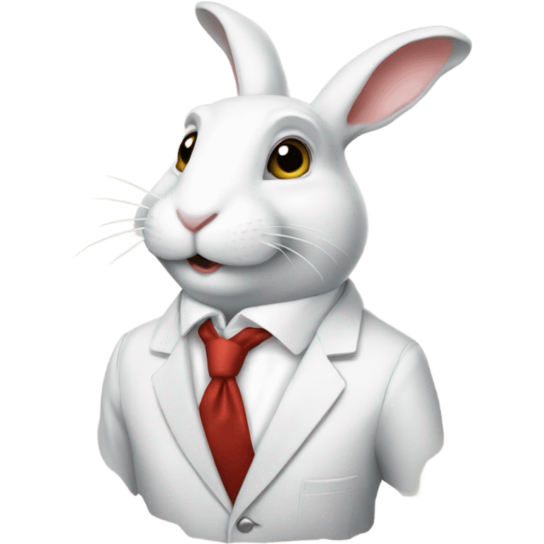 White Rabbit Wealthy Banker emoji