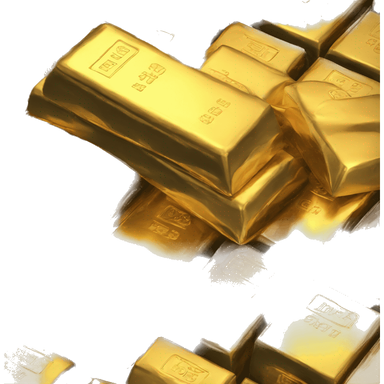 Pile of gold bar emoji