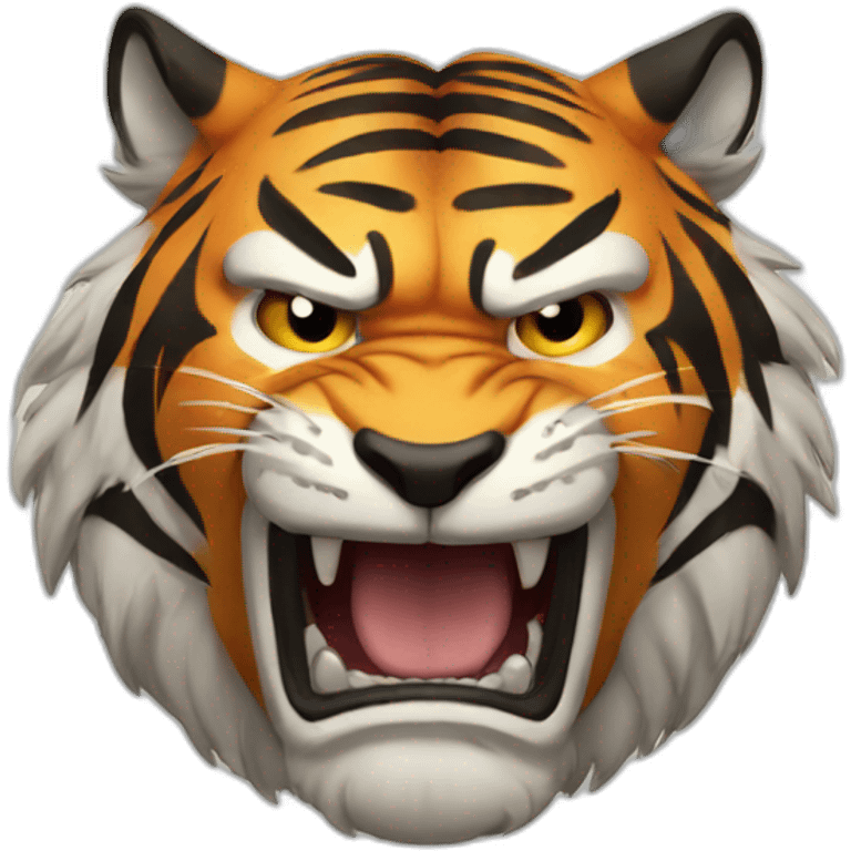 Angry Tiger man emoji