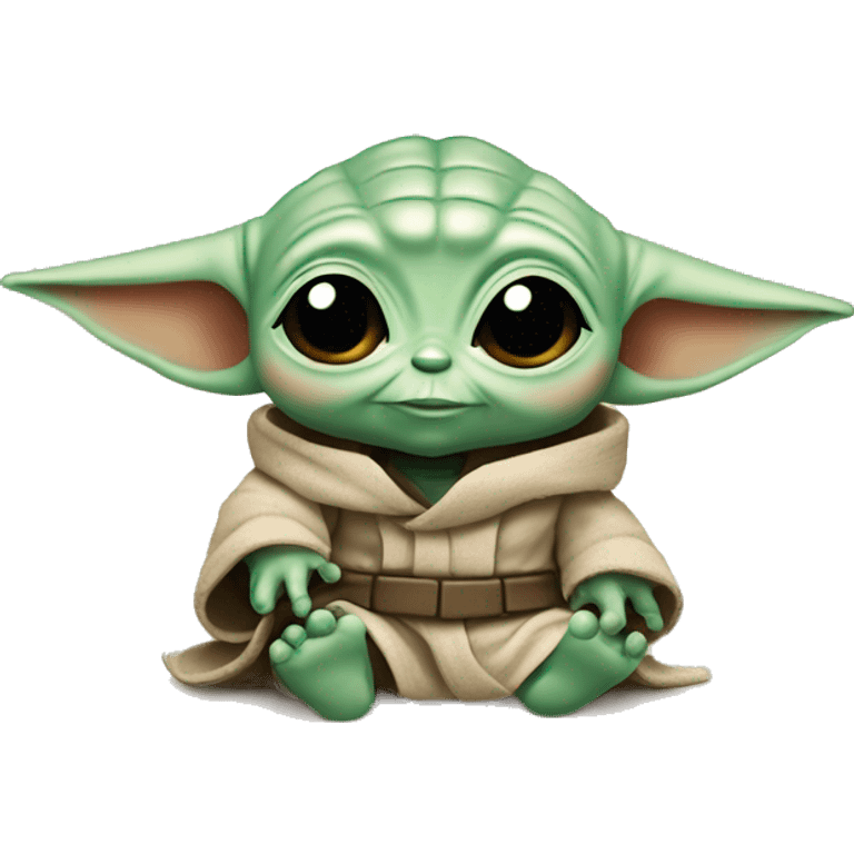 Baby Yoda with Macon emoji