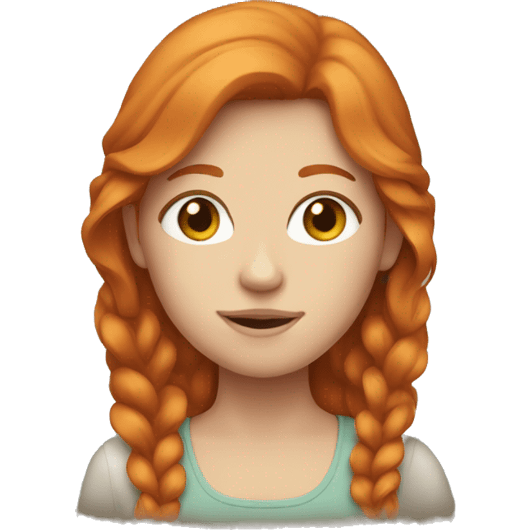 ginger haired girl emoji