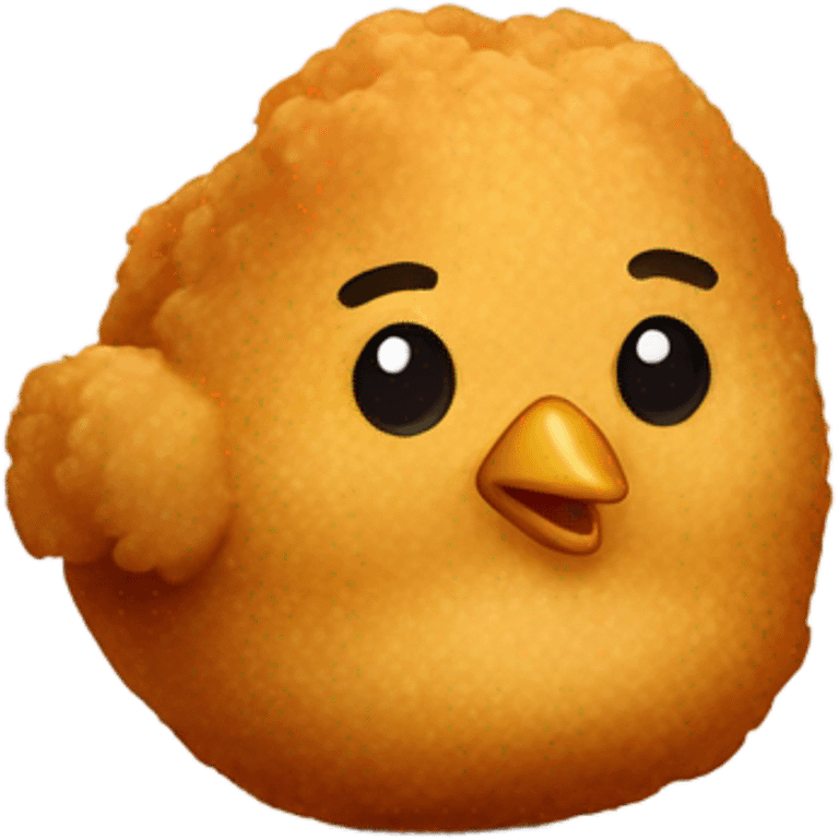 A child chicken nugget  emoji