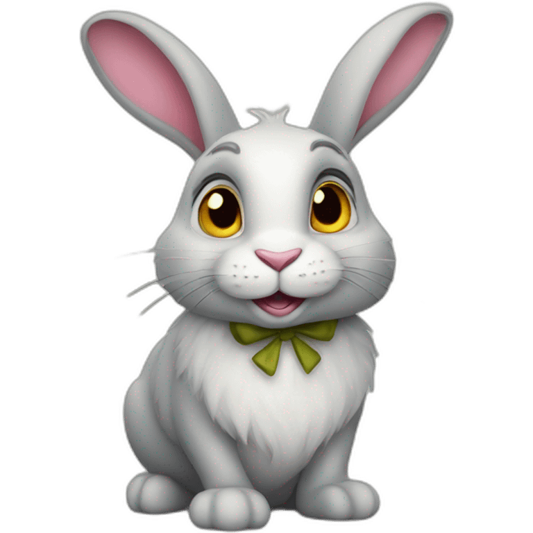 Alice in wonderland rabbit emoji