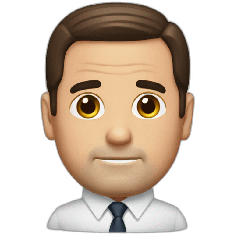 Micheal scott tapping mug emoji