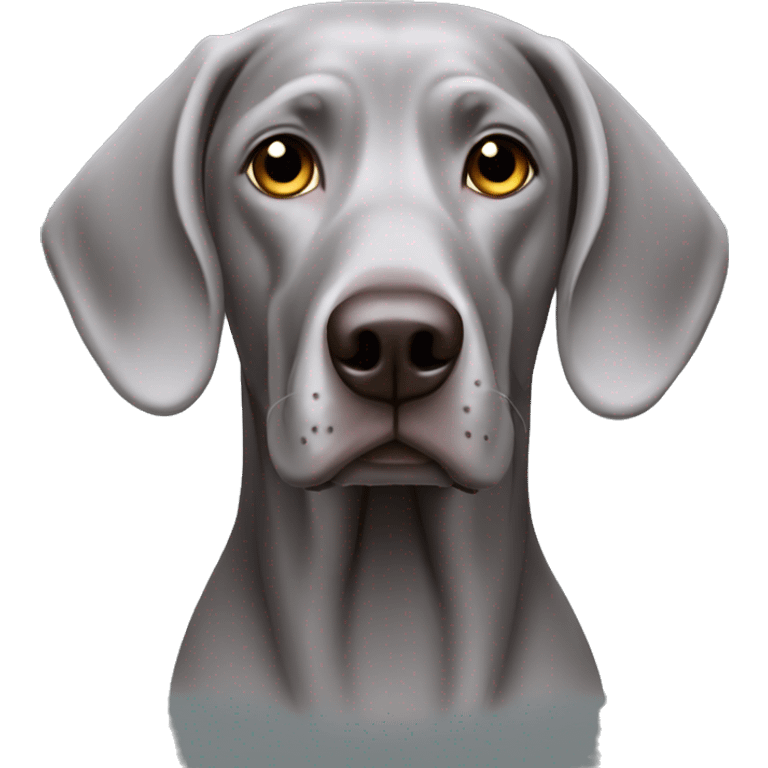 Grey weimaraner emoji