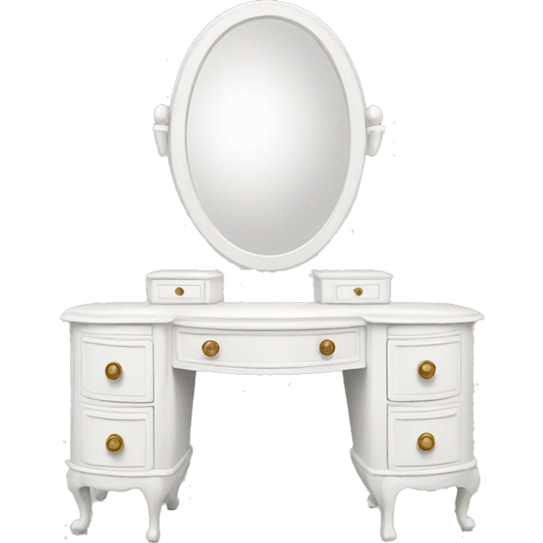 white Vintage vanity emoji