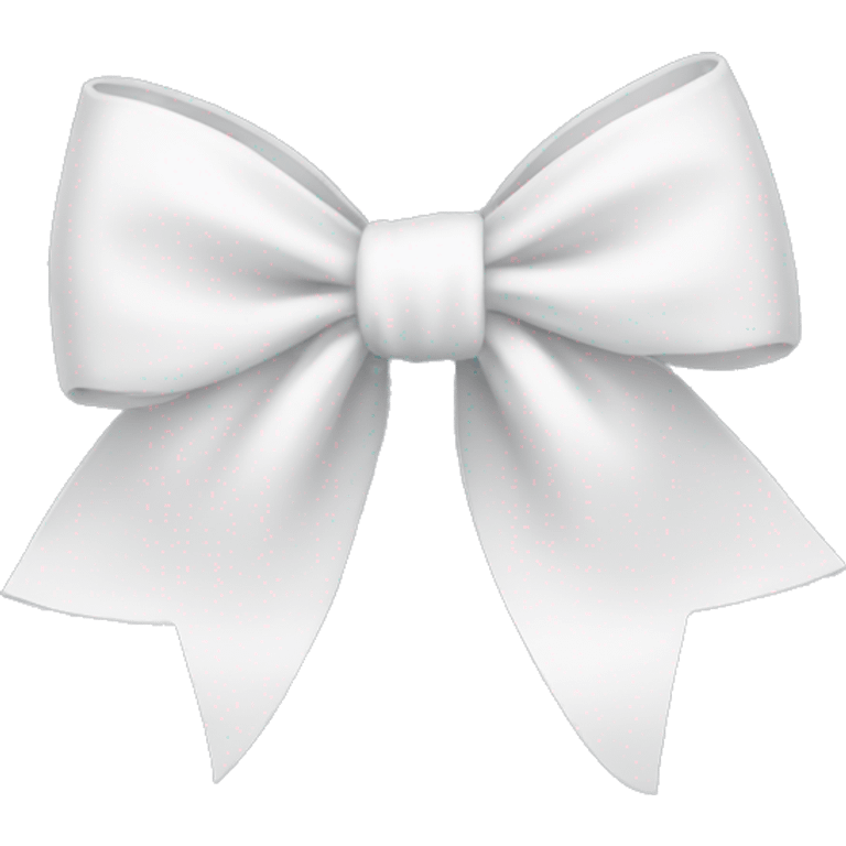 white bows emoji