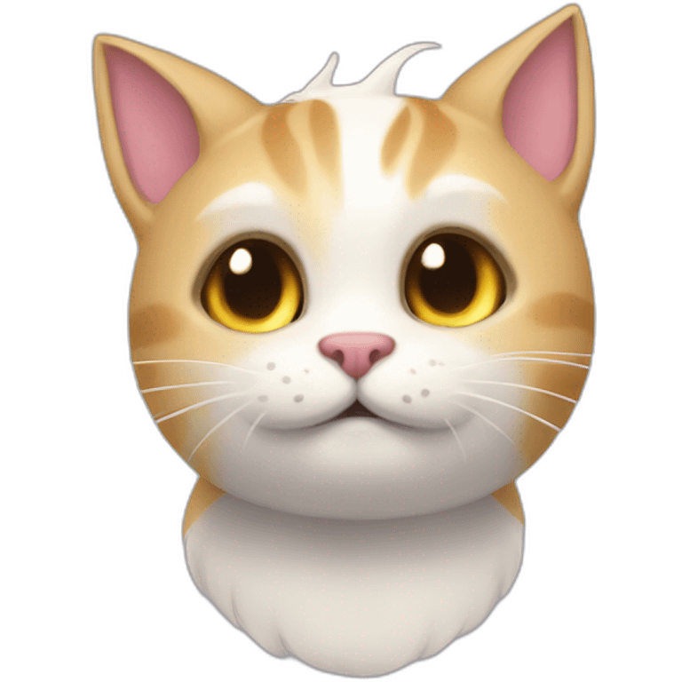 Gato unicornio emoji