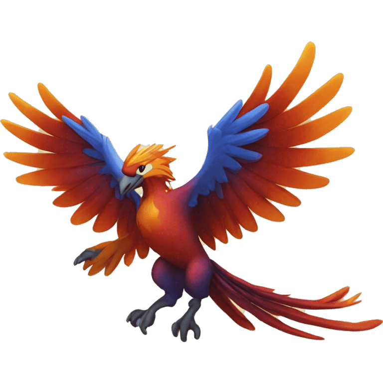 Flying phoenix  emoji