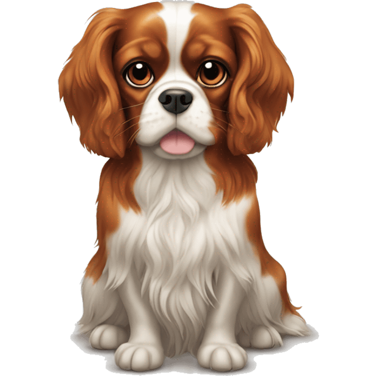 Cavalier king Charles spaniel  emoji