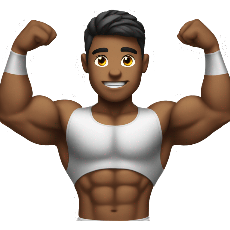 muscle boy emoji