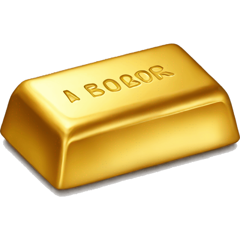 Gold bar emoji