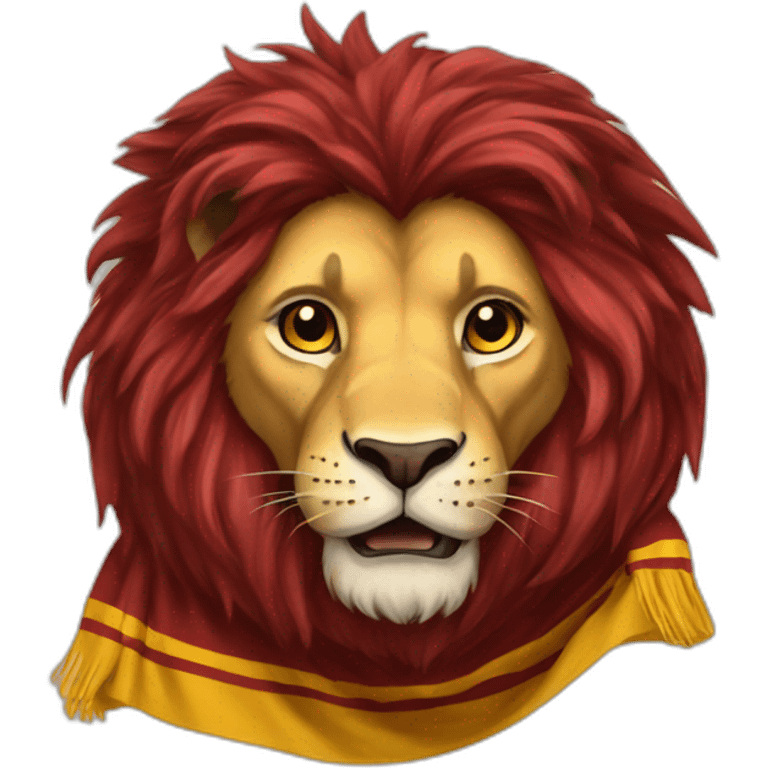 Gryffindor lion scarf hogwarts emoji