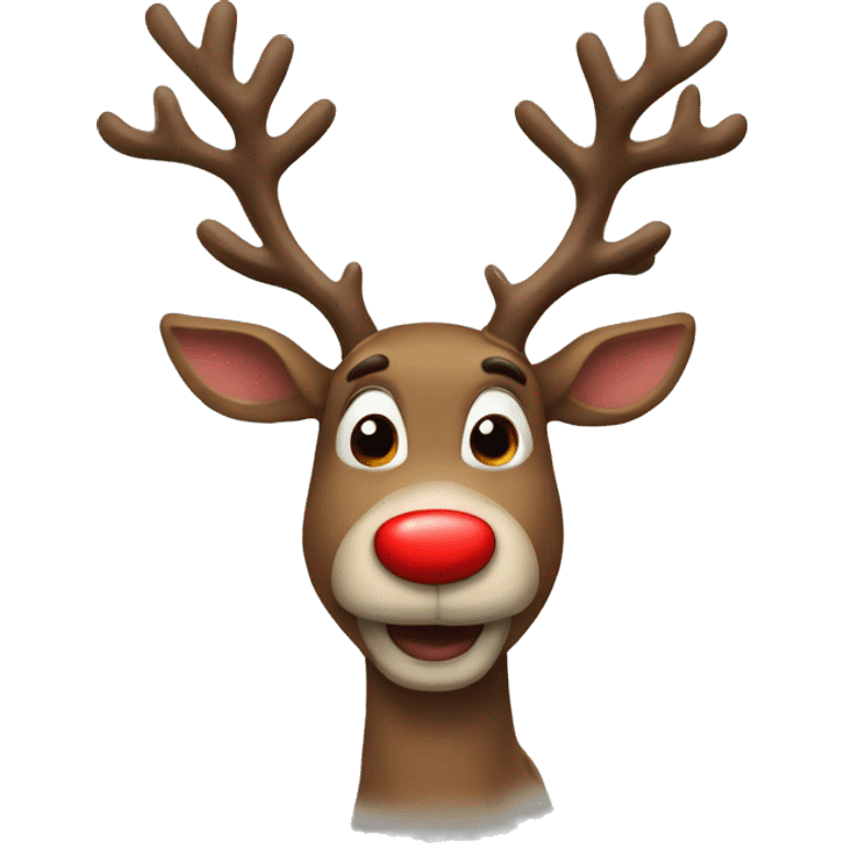 Red Nosed Reindeer emoji