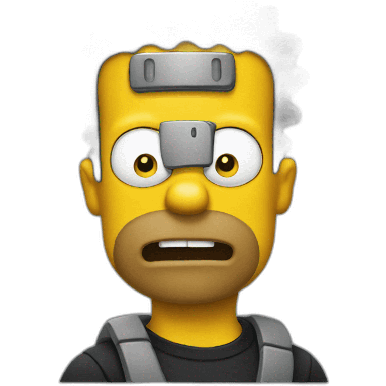 Bart simpson black emoji