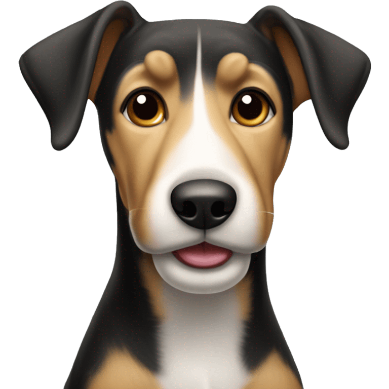 Black and Tan Parsons terrier emoji