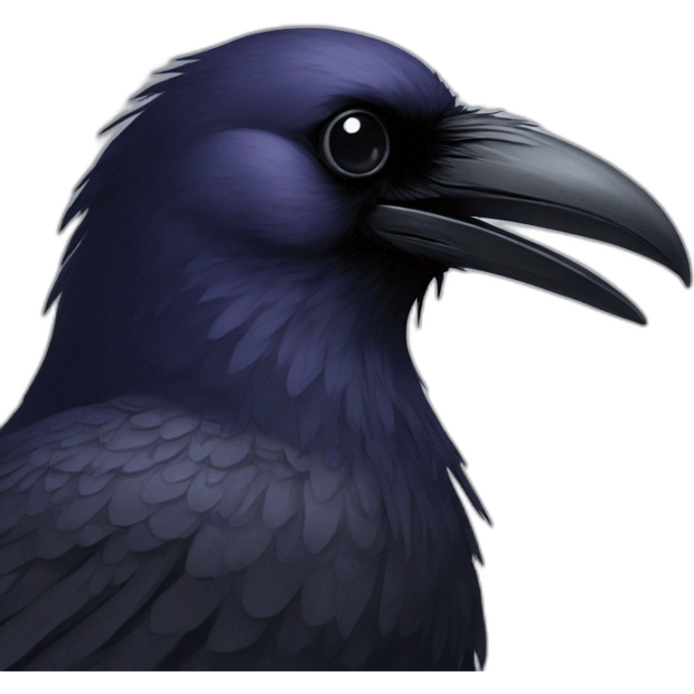 raven beak emoji