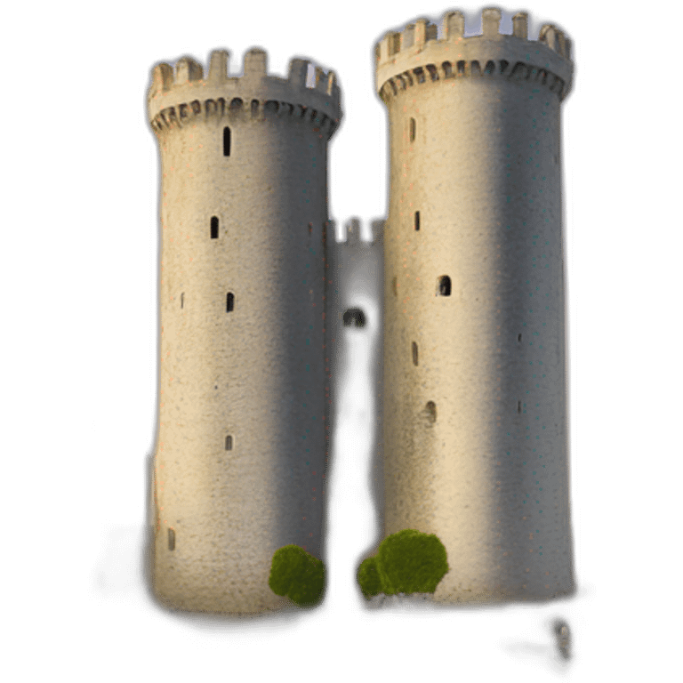 Two towers La Rochelle in harbor  emoji