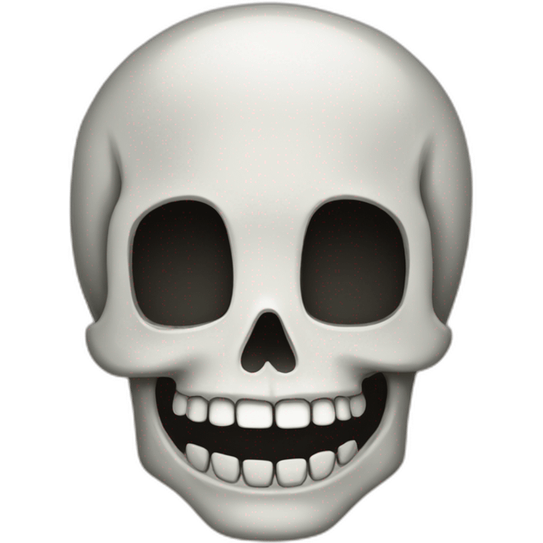 Calavera sonriente emoji