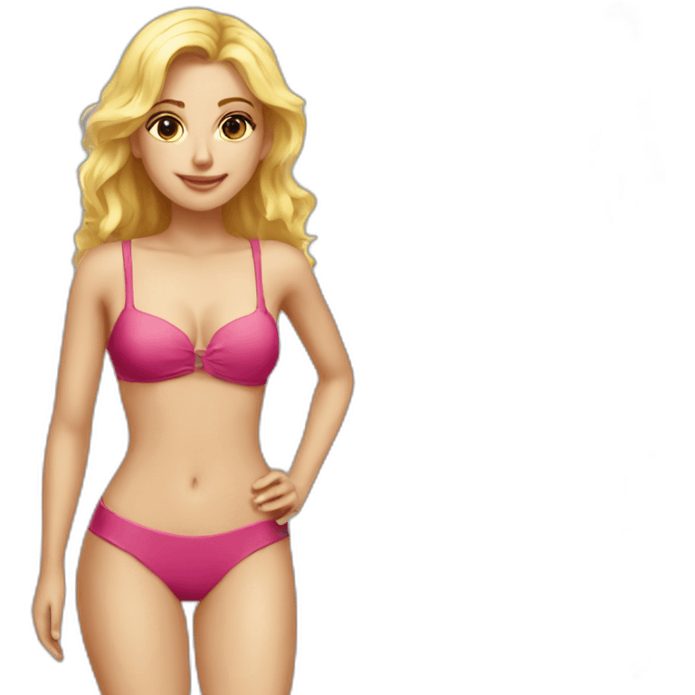 blonde-girl-hot-swimsuit emoji